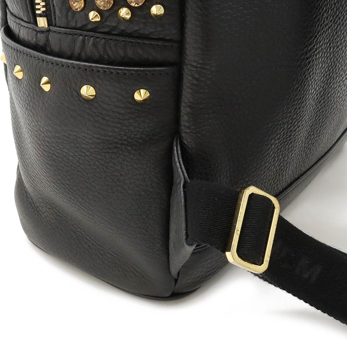 MCM MCM MCM Leather Studded Rhinestone Backpack Leather Backpack in Great Condition Size ONE SIZE - 8 Thumbnail