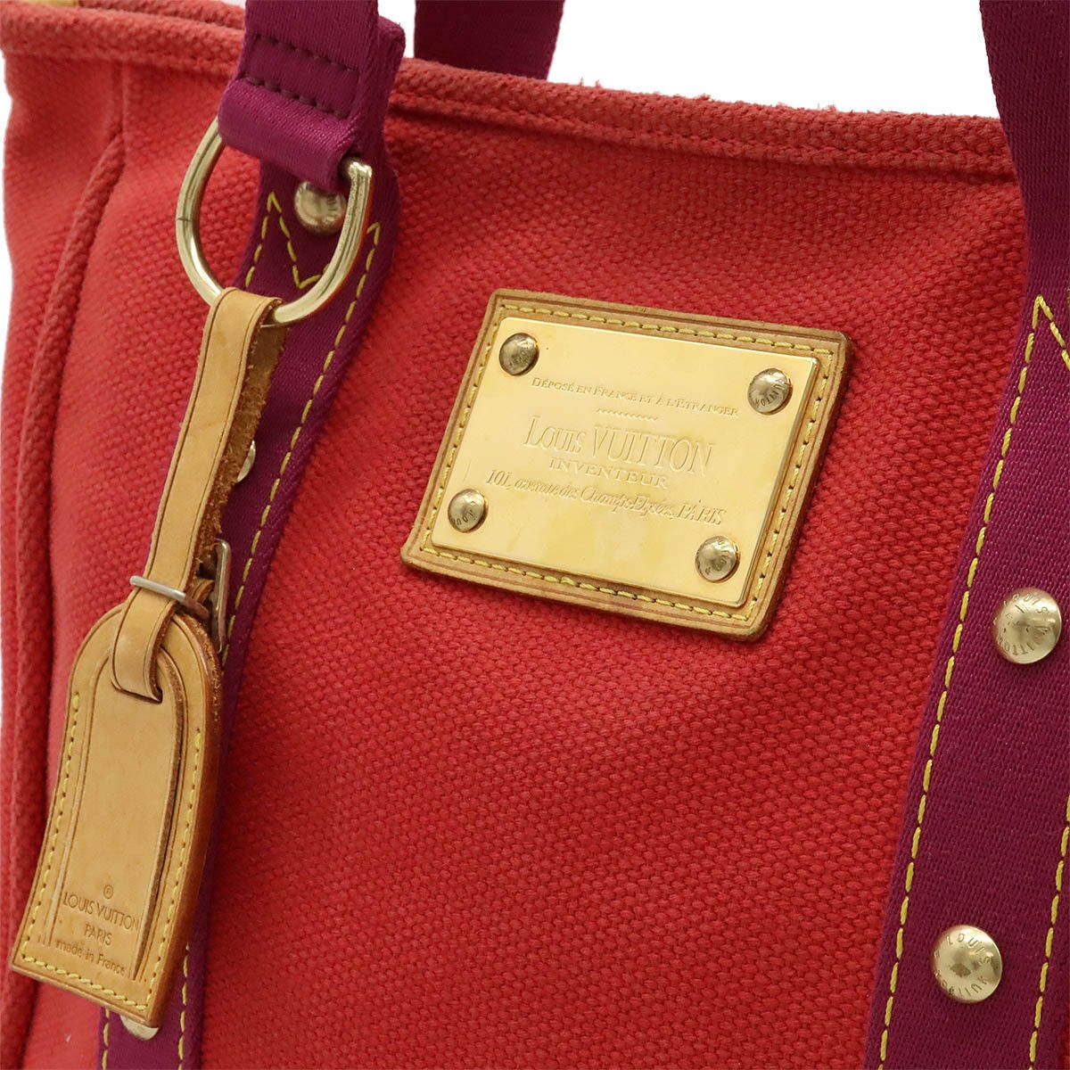 Louis Vuitton Louis Vuitton Louis Vuitton Antigua Line Canvas Cabas MM Tote Bag M40034 Canvas Tote Bag M40034 in Good Condition Size ONE SIZE - 8 Thumbnail