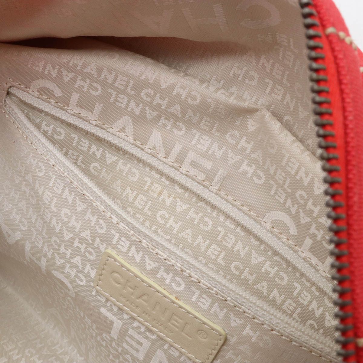 Chanel Chanel Chanel Canvas Chocobar Handbag Mini Boston Bag Canvas Handbag in Great Condition Size ONE SIZE - 8 Thumbnail