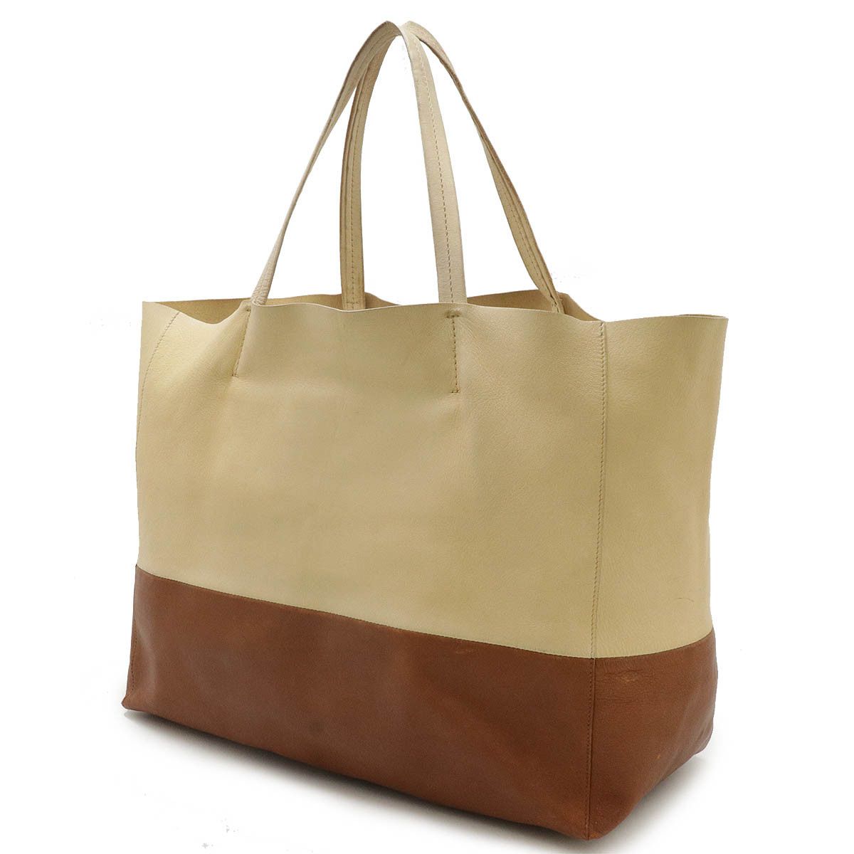 Celine Celine Celine Calf Leather Horizontal Cabas Tote Bag Leather Tote Bag in Good Condition Size ONE SIZE - 2 Thumbnail