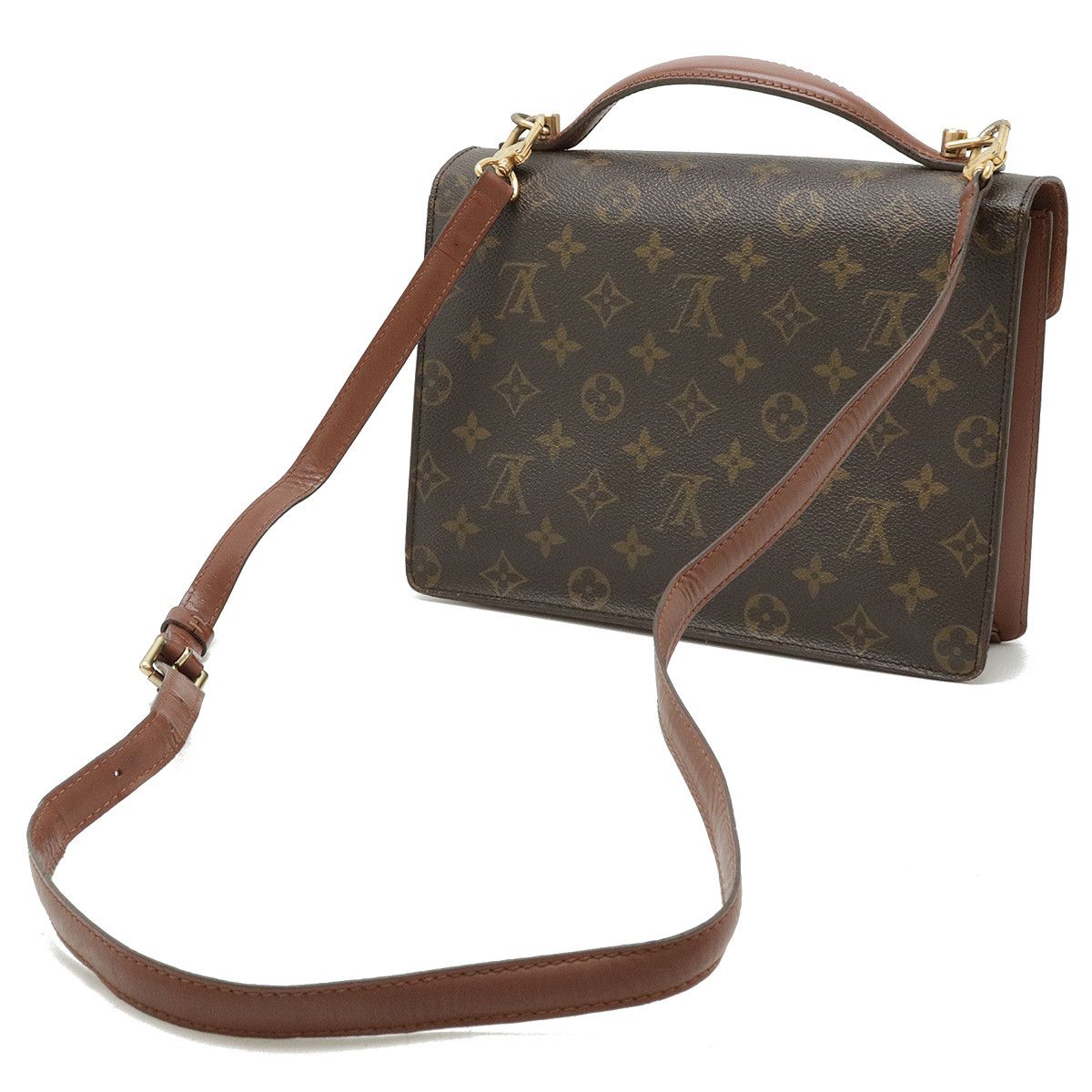 Louis Vuitton Louis Vuitton Louis Vuitton Monogram Monceau 26 Handbag M51187 Canvas Handbag M51187 Size ONE SIZE - 2 Thumbnail