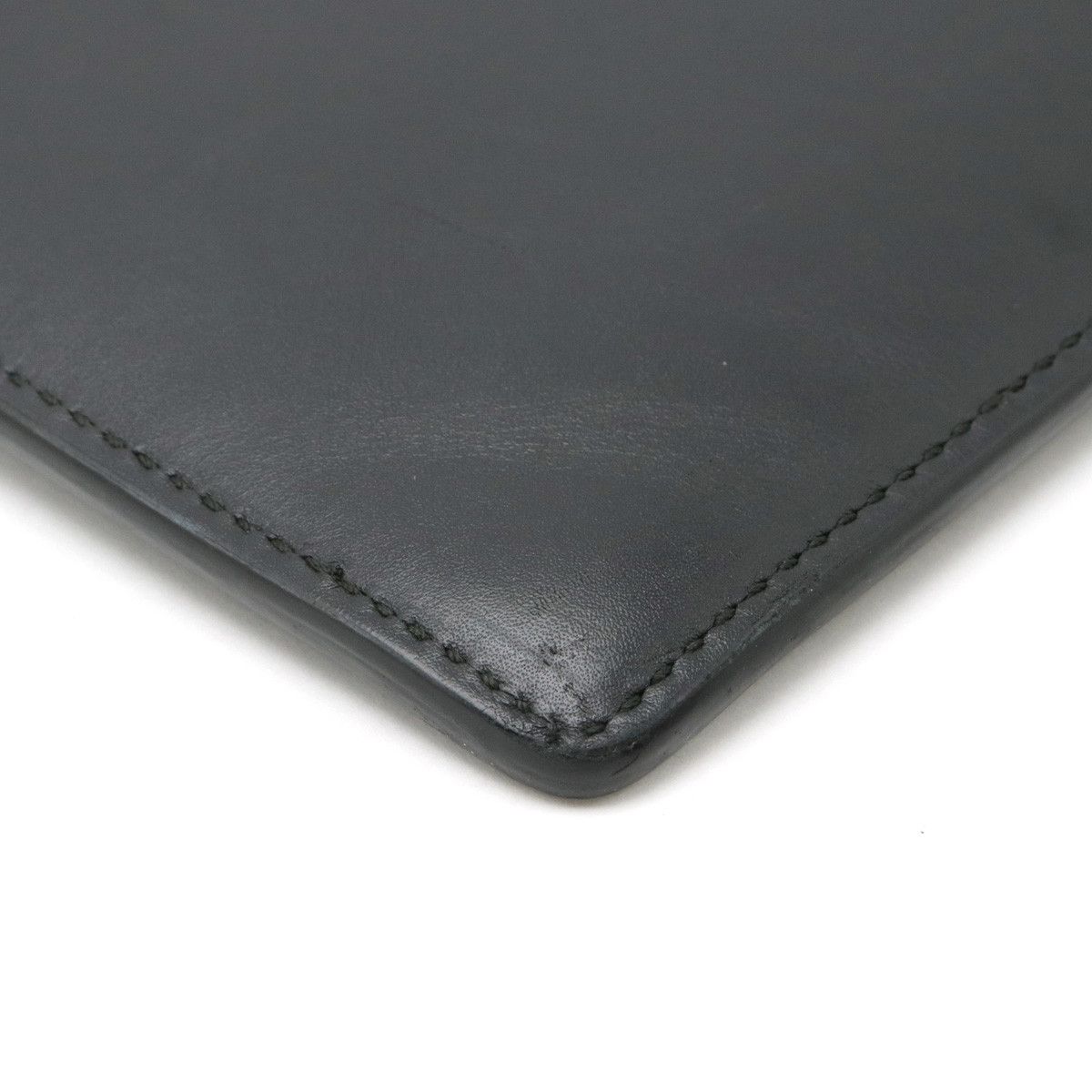 Gucci Gucci Gucci Ghost Leather Clutch Bag Black Leather Clutch Bag 445597 Size ONE SIZE - 3 Thumbnail
