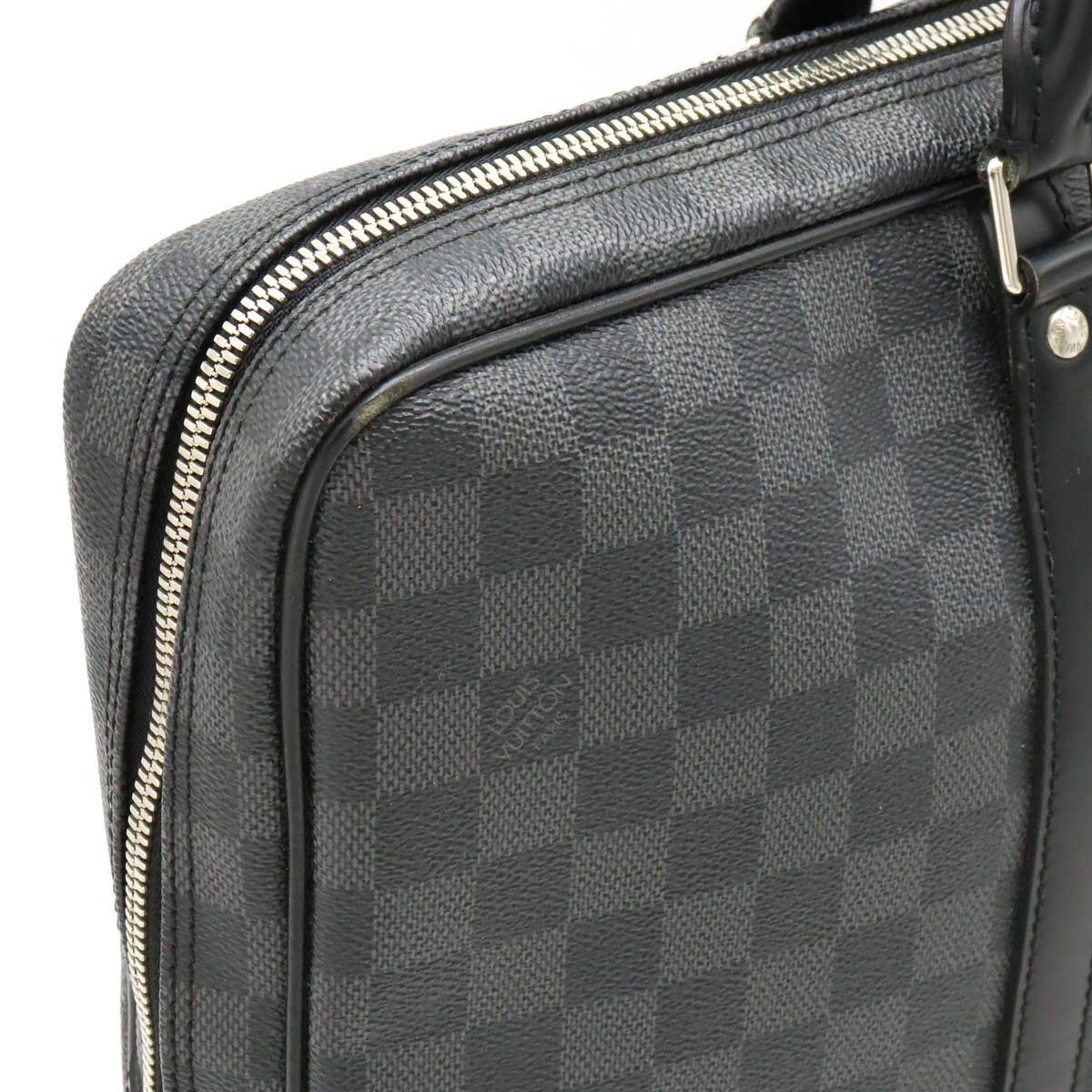 Louis Vuitton Louis Vuitton Louis Vuitton Damier Graphite Briefcase N41125 Canvas Business Bag N41125 Size ONE SIZE - 7 Thumbnail