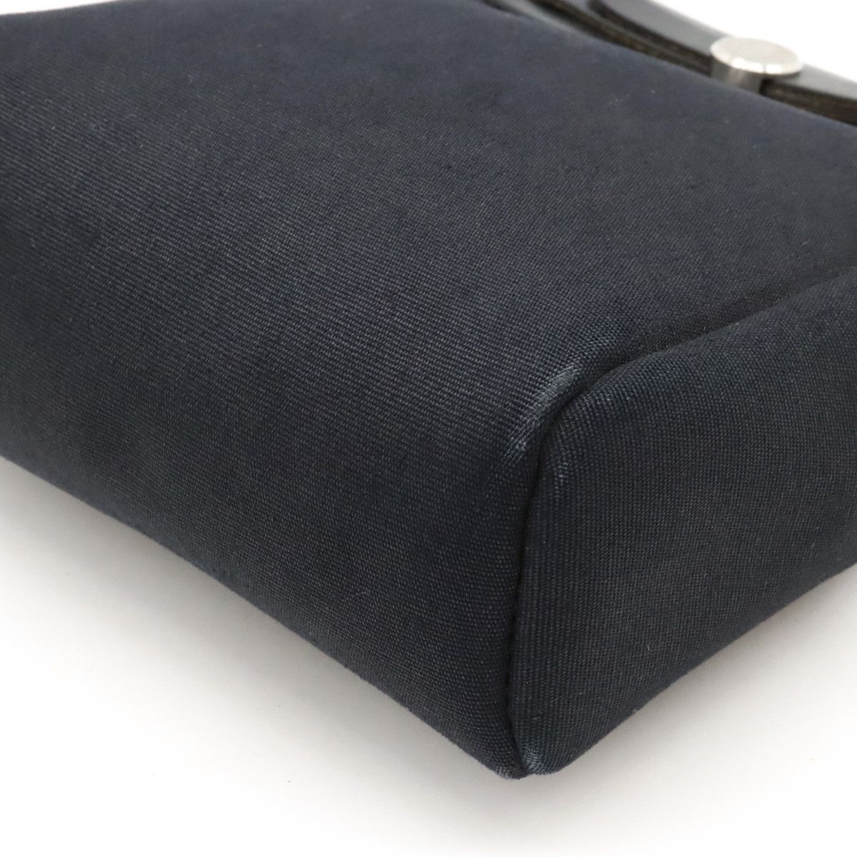 Hermes Hermes Hermes Toile Officier/Leather Herbag TPM Clutch Canvas Clutch Bag in Very Good Condition Size ONE SIZE - 3 Thumbnail
