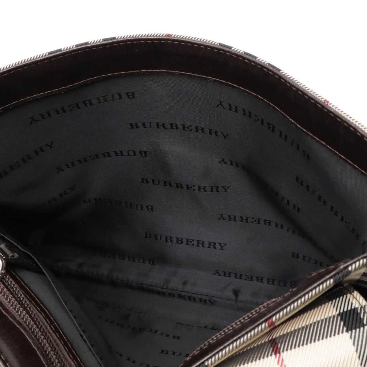 Burberry Burberry Burberry Nova Check Nylon Canvas/Leather Shoulder Bag Canvas Crossbody Bag Size ONE SIZE - 6 Thumbnail