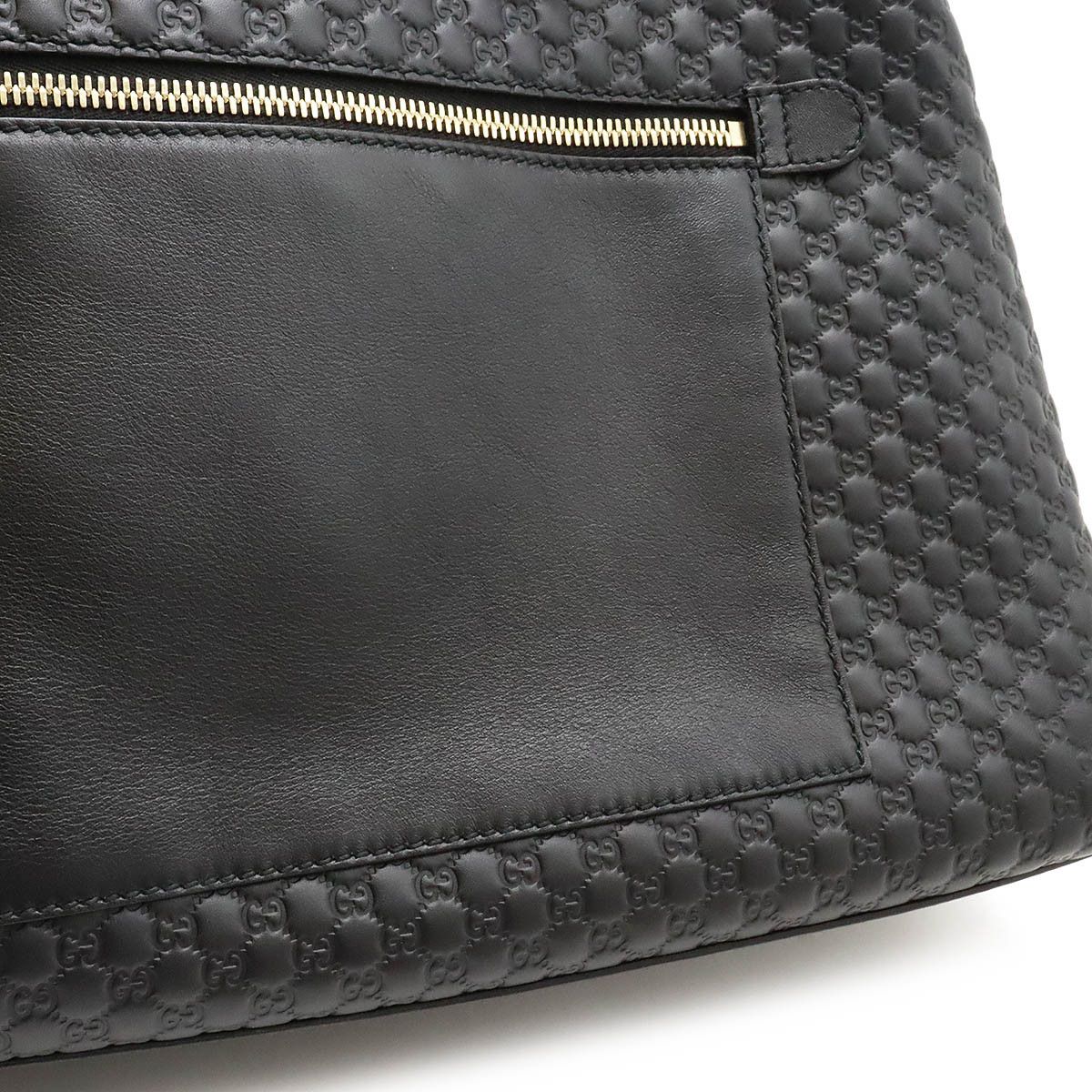 Gucci Gucci Gucci Microguccissima Leather Tote Bag Black Leather Tote Bag 510291 Size ONE SIZE - 8 Thumbnail