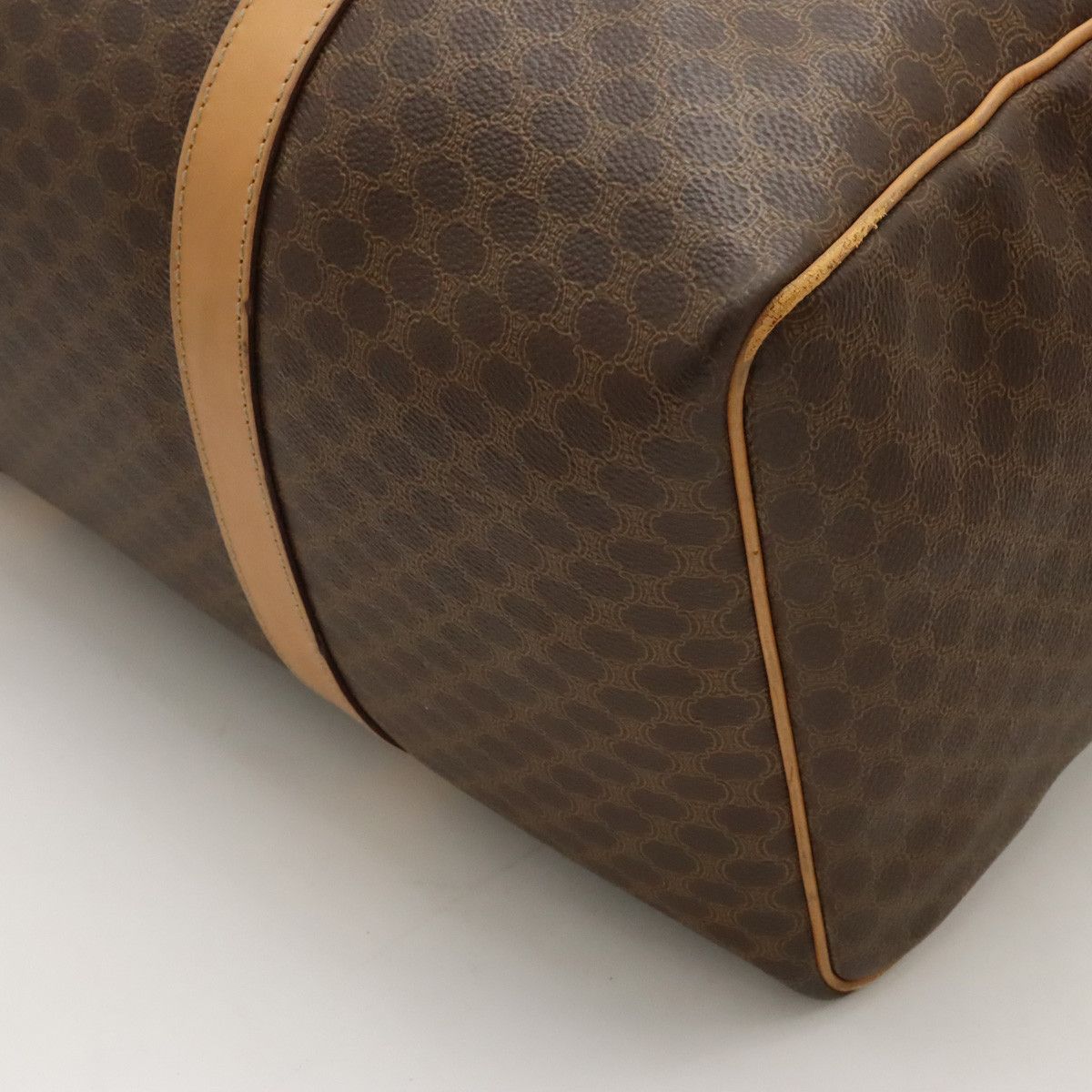 Celine Celine Celine Macadam Pattern Boston Bag PVC Leather Canvas Travel Bag in Good Condition Size ONE SIZE - 3 Thumbnail