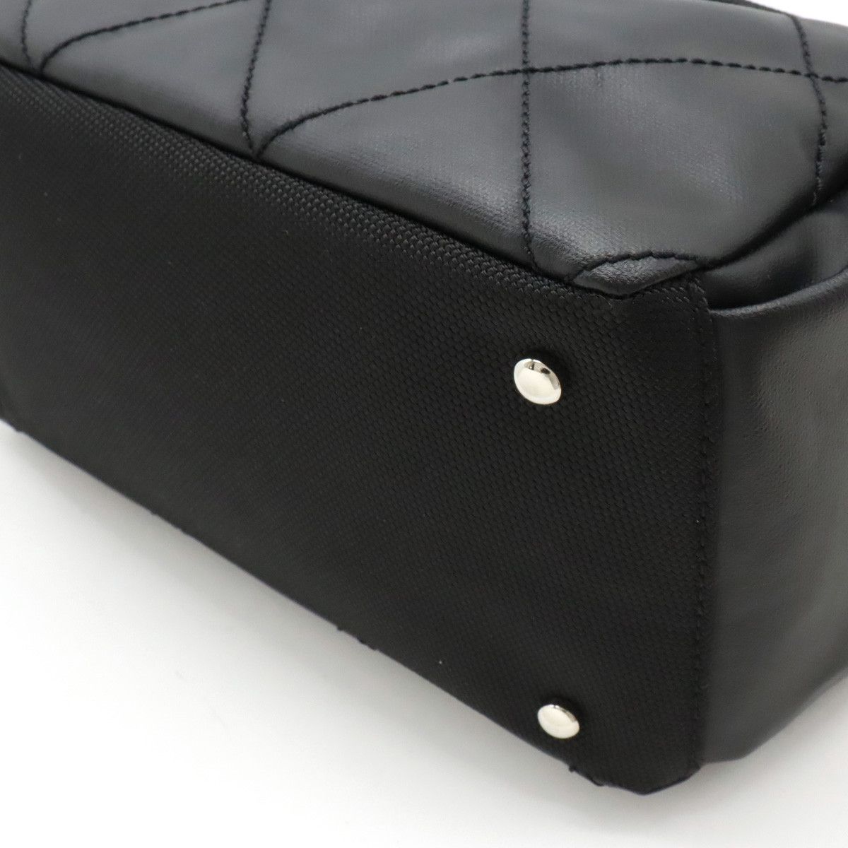 Chanel Chanel Chanel Coated Canvas/Leather Paris Biarritz Shoulder Bag A34205 Canvas Shoulder Bag A34205 in Very Good Condition Size ONE SIZE - 3 Thumbnail