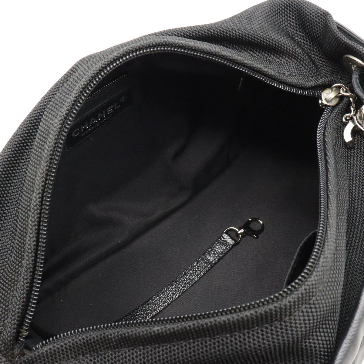Chanel Chanel Chanel Coated Canvas/Leather Paris Biarritz Shoulder Bag A34205 Canvas Shoulder Bag A34205 in Very Good Condition Size ONE SIZE - 6 Thumbnail