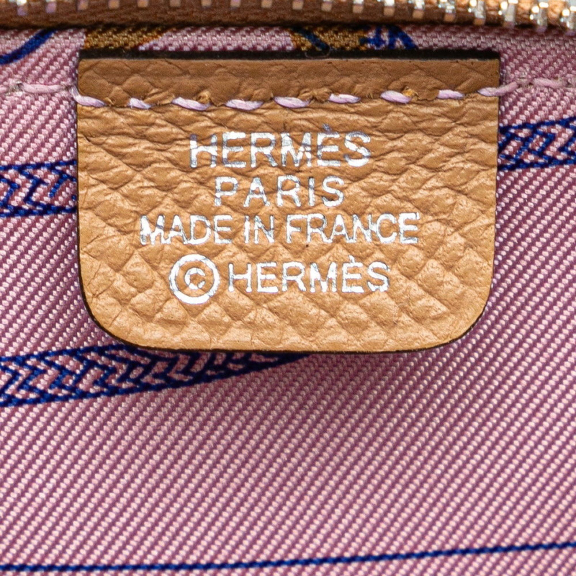 Hermes Hermes Azap Compact Silk In Coin Case, Purse, Etoupe, Greige, Epsom Leather, Women's, HERMES Size ONE SIZE - 8 Thumbnail