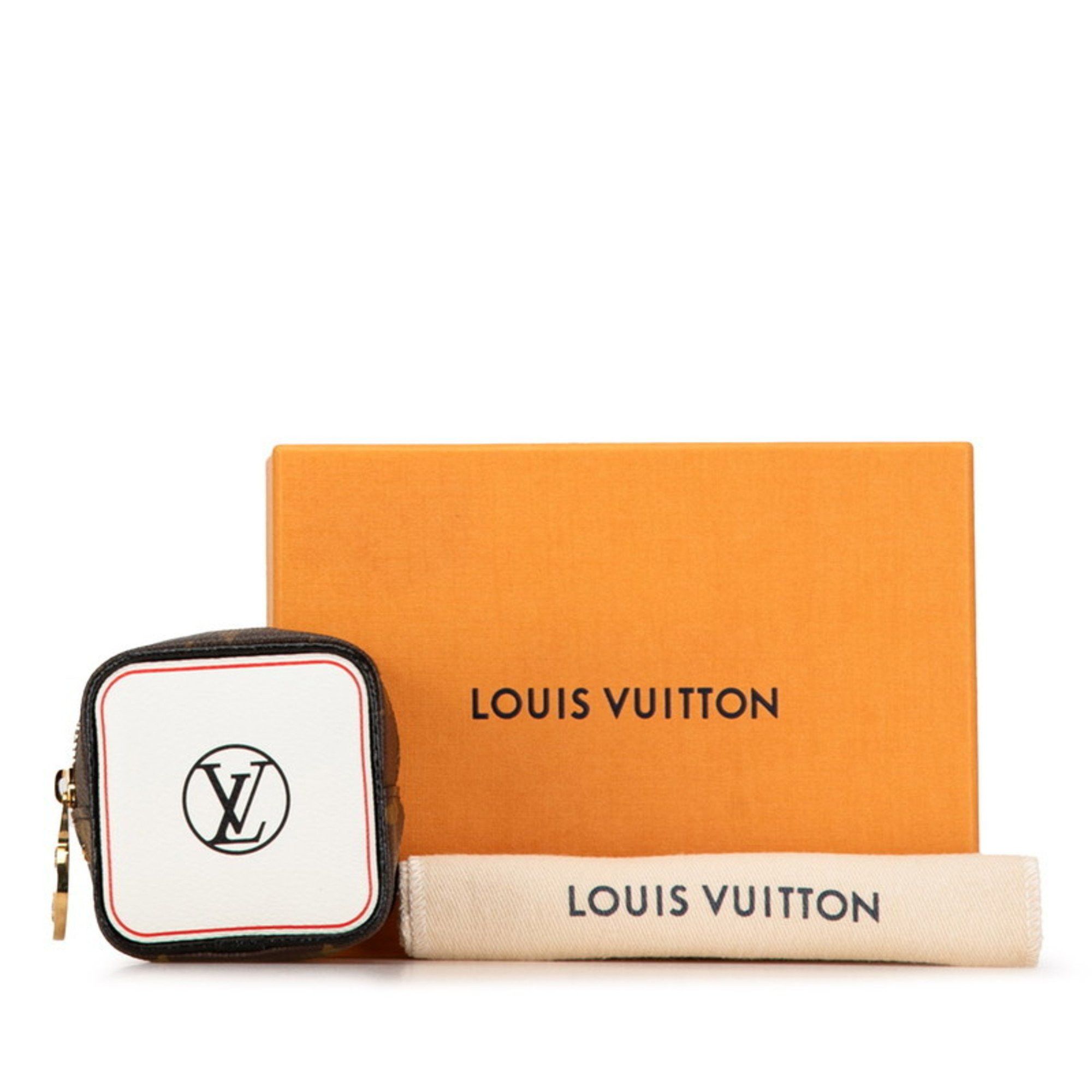 Louis Vuitton Louis Vuitton Monogram Porto Monnaie Cube Pouch M80231 Brown Multicolor PVC Leather Women's LOUIS VUITTON Size ONE SIZE - 11 Thumbnail