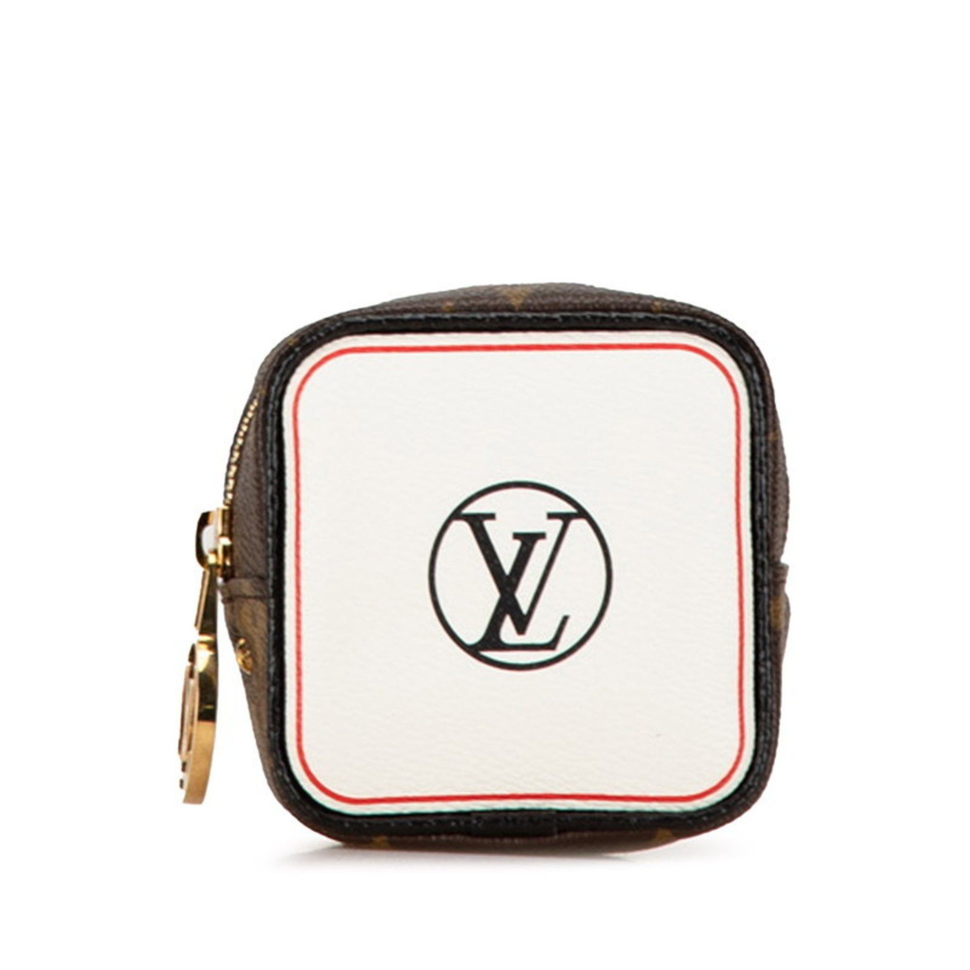 Louis Vuitton Louis Vuitton Monogram Porto Monnaie Cube Pouch M80231 Brown Multicolor PVC Leather Women's LOUIS VUITTON Size ONE SIZE - 2 Thumbnail