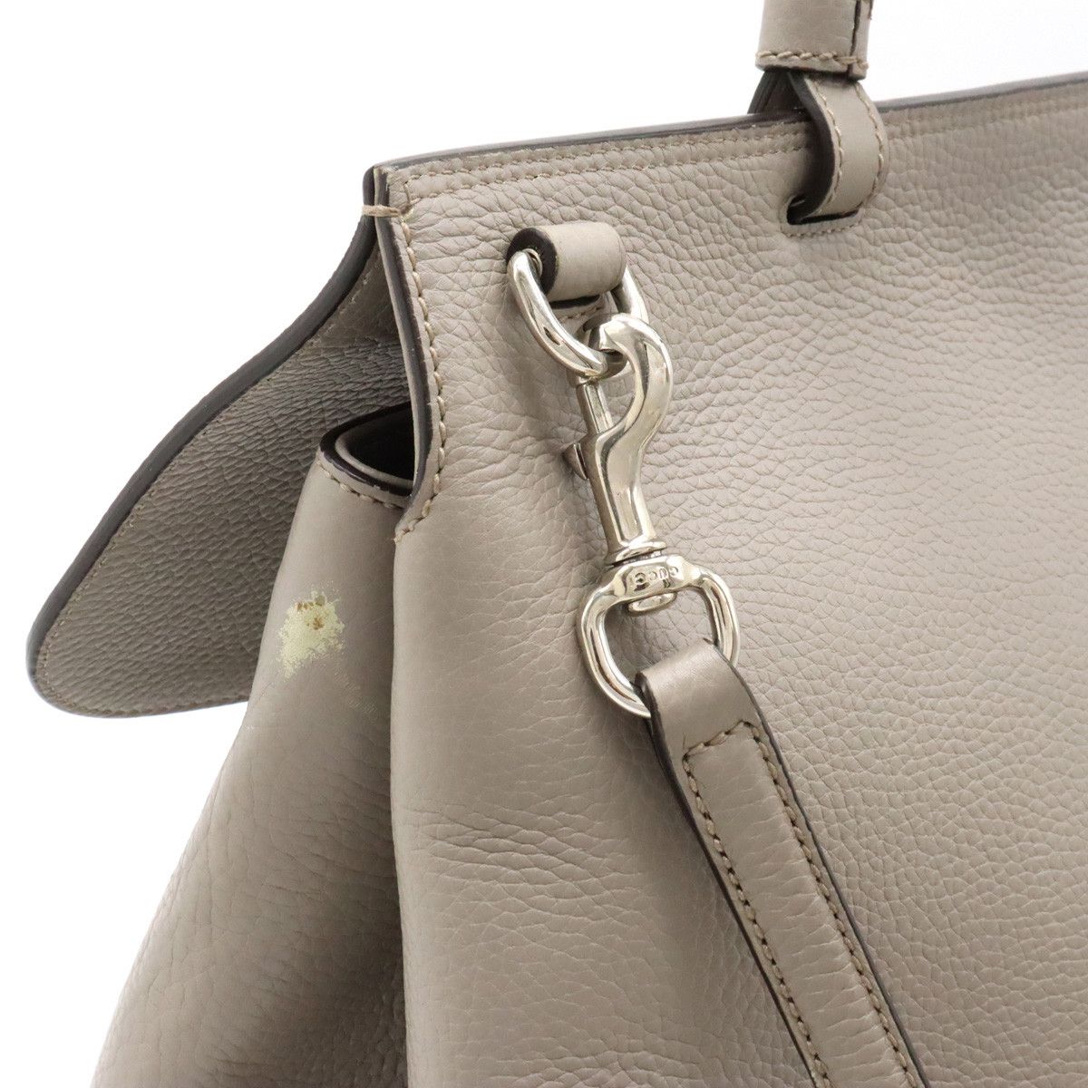 Gucci Gucci Gucci Bamboo Daily Leather Top Handle Bag 2WAY Leather Handbag 370830 in Very Good Condition Size ONE SIZE - 5 Thumbnail
