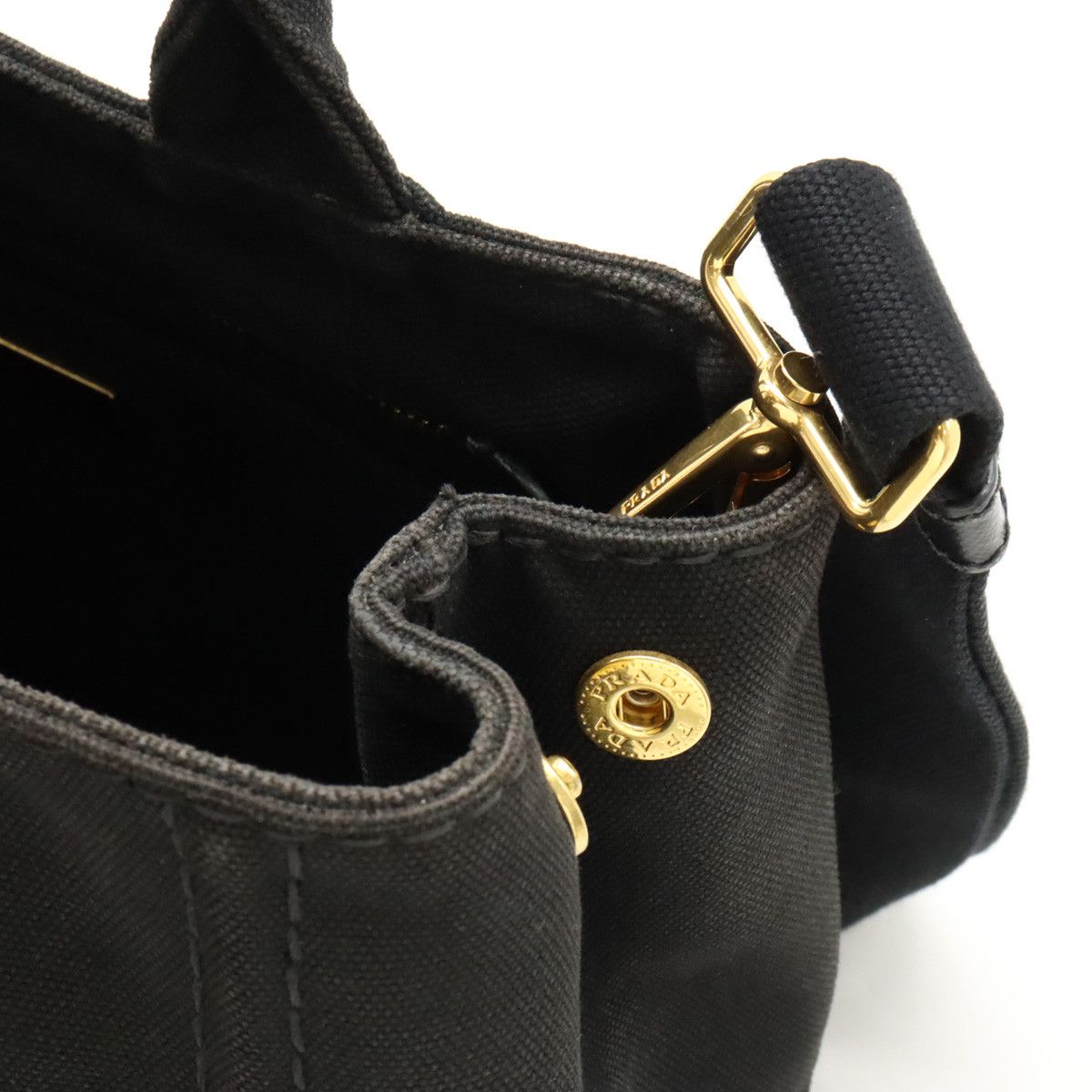 Prada Prada Prada CANAPA Canvas Tote Bag 1BG439 Canvas Tote Bag 1BG439 in Very Good Condition Size ONE SIZE - 7 Thumbnail