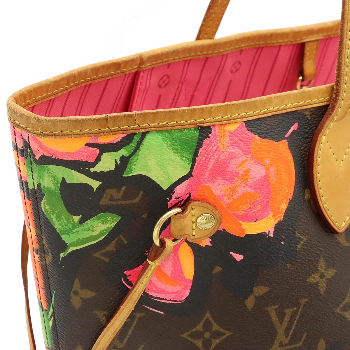 Louis Vuitton Louis Vuitton Louis Vuitton Monogram Rose Neverfull MM Tote Bag M48613 Canvas Tote Bag M48613 in Very Good Condition Size ONE SIZE - 5 Thumbnail