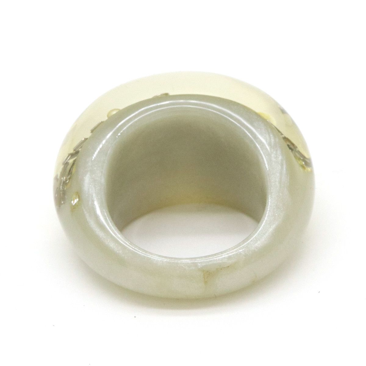 Louis Vuitton Louis Vuitton Louis Vuitton Crystal Resin Inclusion Ring Plastic Ring in Pristine Condition Size ONE SIZE - 3 Thumbnail