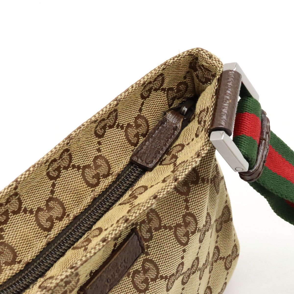 Gucci Gucci Gucci GG Canvas Web Line Shoulder Bag 146309 Canvas Crossbody Bag 146309 in Very Good Condition Size ONE SIZE - 5 Thumbnail