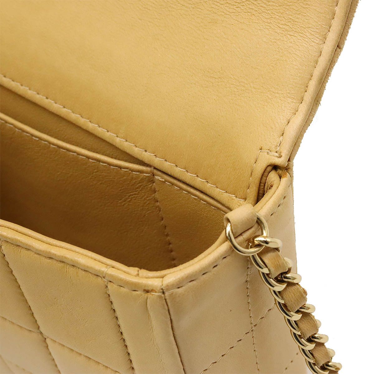 Chanel Chanel Chanel Lambskin Chocobar Shoulder Bag A15316 Leather Crossbody Bag A15316 in Good Condition Size ONE SIZE - 5 Thumbnail