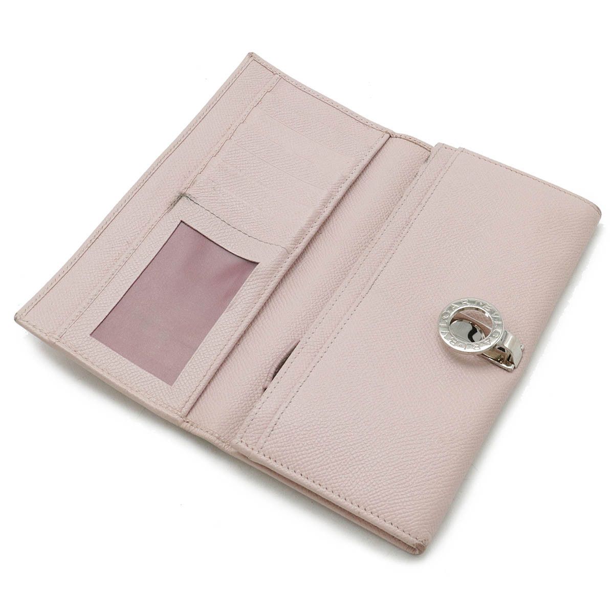 Bvlgari Bvlgari Bvlgari Grain Leather Logo Clip Bifold Long Wallet 30412 Leather Long Wallet 30412 in Very Good Condition Size ONE SIZE - 4 Thumbnail