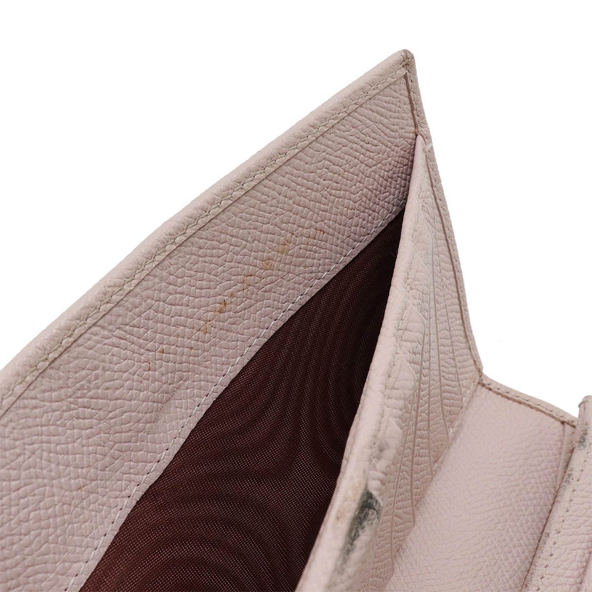 Bvlgari Bvlgari Bvlgari Grain Leather Logo Clip Bifold Long Wallet 30412 Leather Long Wallet 30412 in Very Good Condition Size ONE SIZE - 5 Thumbnail