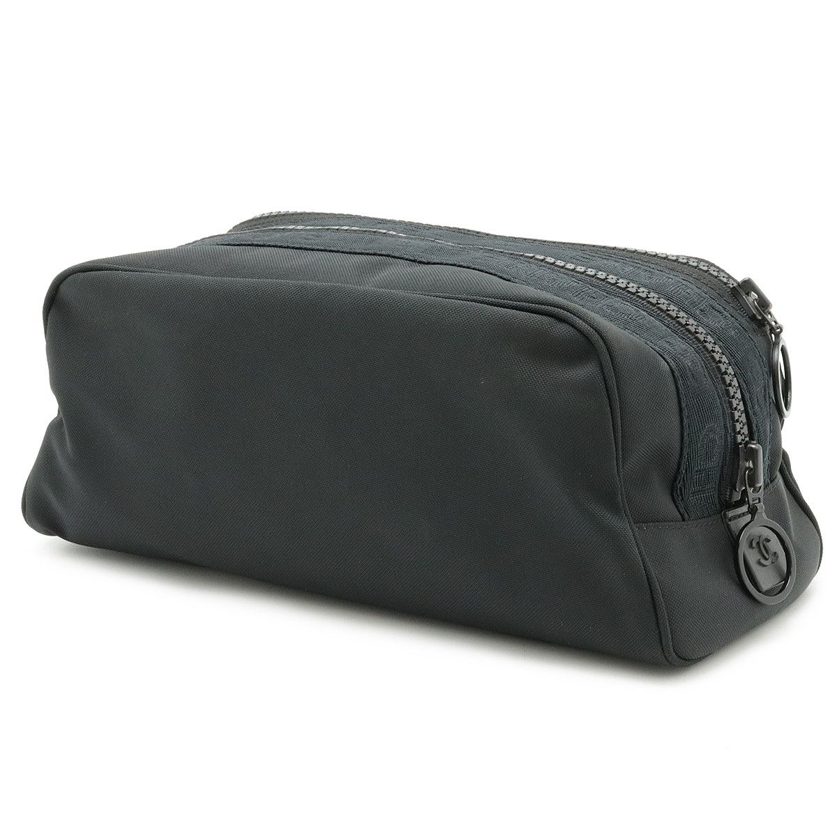 Chanel Chanel Chanel Nylon Canvas Sport Line Cosmetic Pouch A19975 Canvas Vanity Bag A19975 in Very Good Condition Size ONE SIZE - 2 Thumbnail