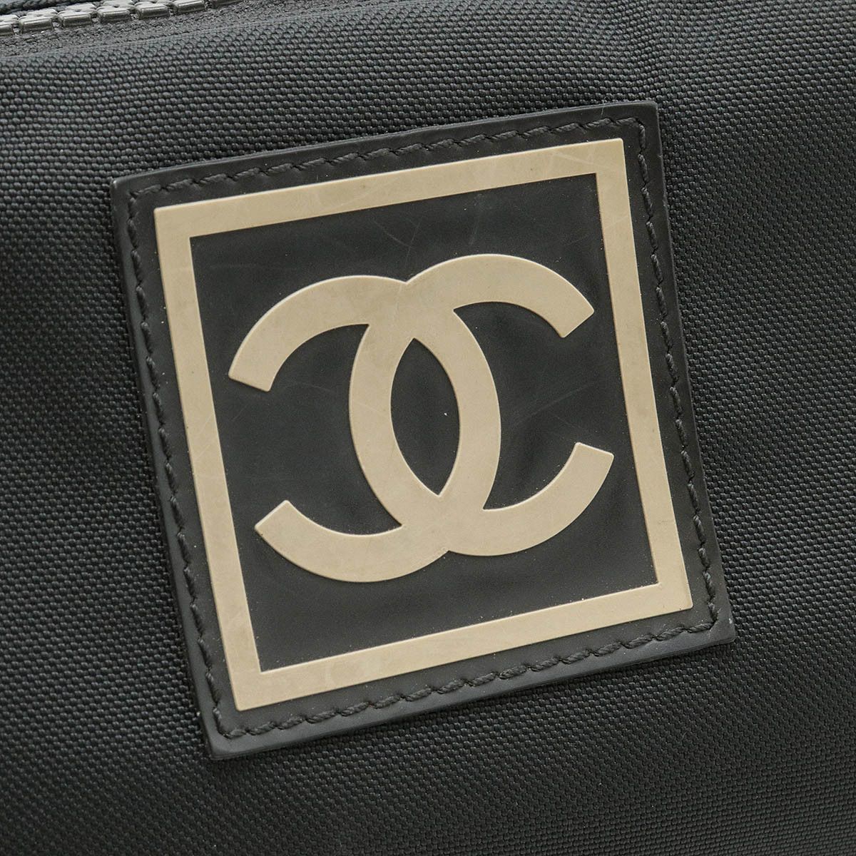 Chanel Chanel Chanel Nylon Canvas Sport Line Cosmetic Pouch A19975 Canvas Vanity Bag A19975 in Very Good Condition Size ONE SIZE - 5 Thumbnail