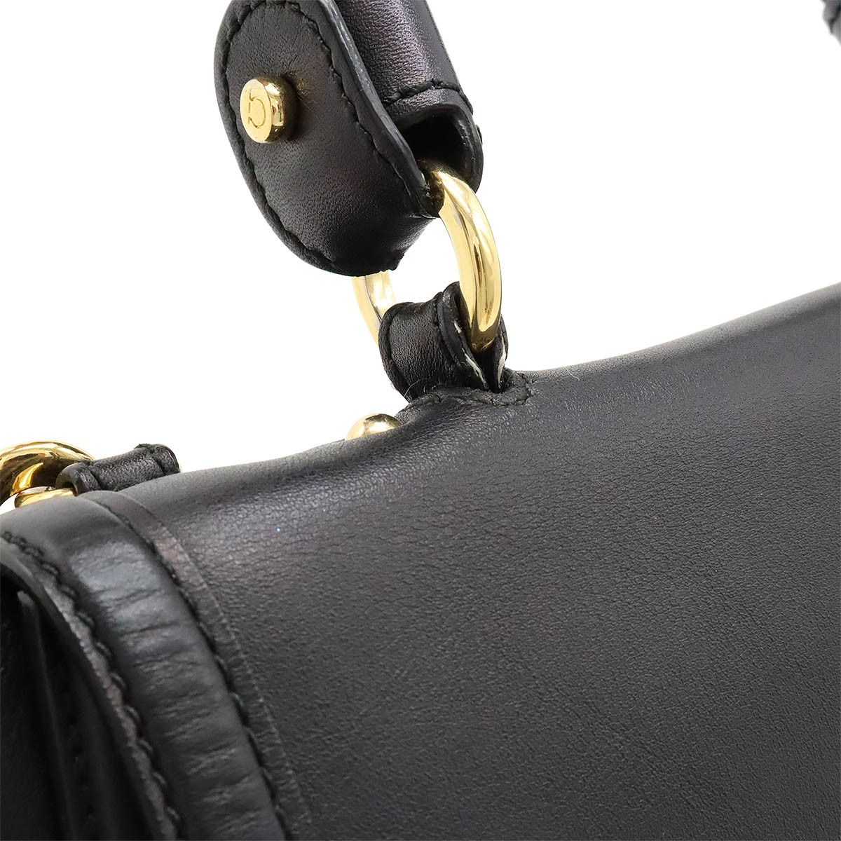 Salvatore Ferragamo Salvatore Ferragamo Salvatore Ferragamo Leather Sofia Gancini Handbag 2WAY Shoulder Bag Leather Handbag DH-21 F767 in Very Good Condition Size ONE SIZE - 9 Thumbnail
