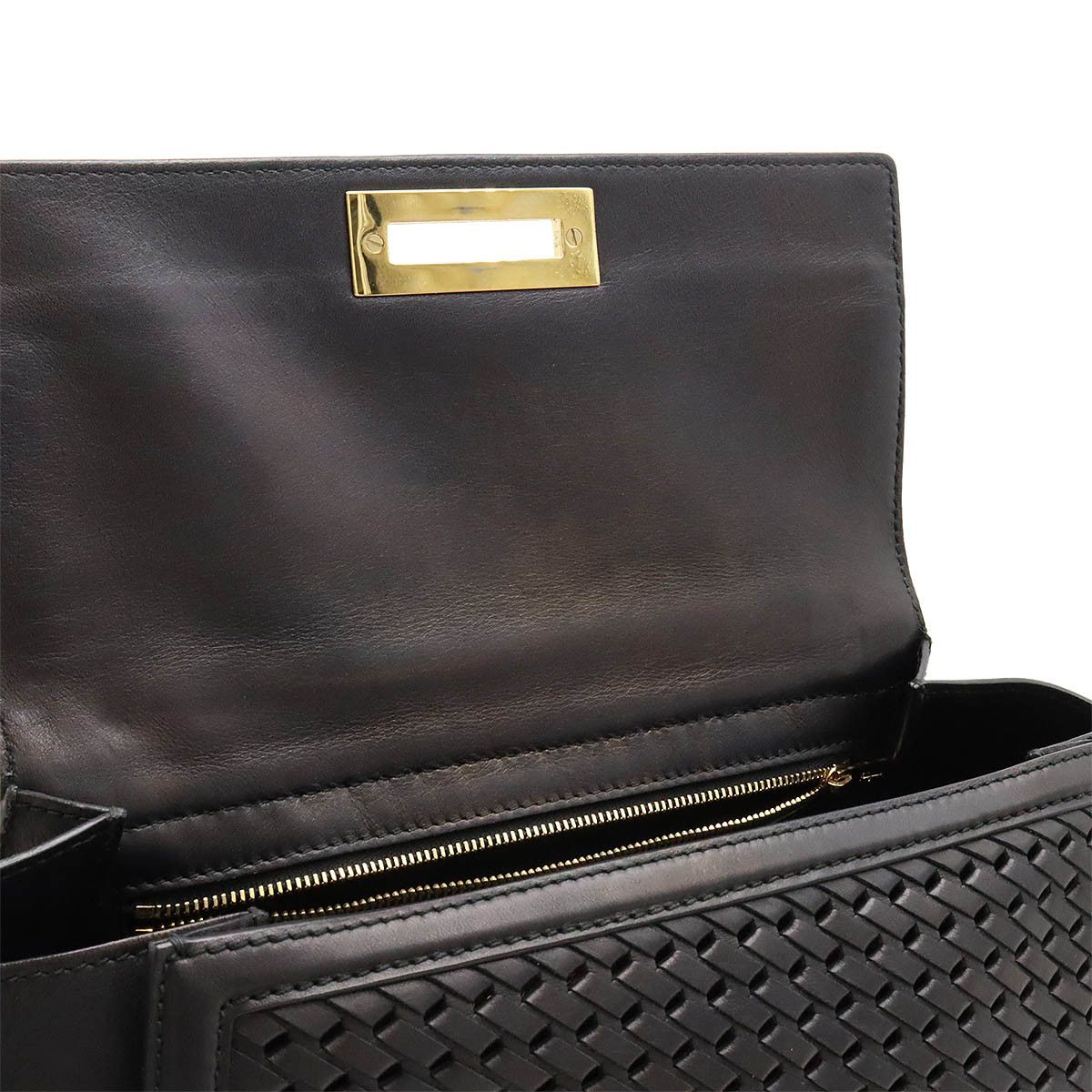 Salvatore Ferragamo Salvatore Ferragamo Salvatore Ferragamo Leather Sofia Gancini Handbag 2WAY Shoulder Bag Leather Handbag DH-21 F767 in Very Good Condition Size ONE SIZE - 6 Thumbnail