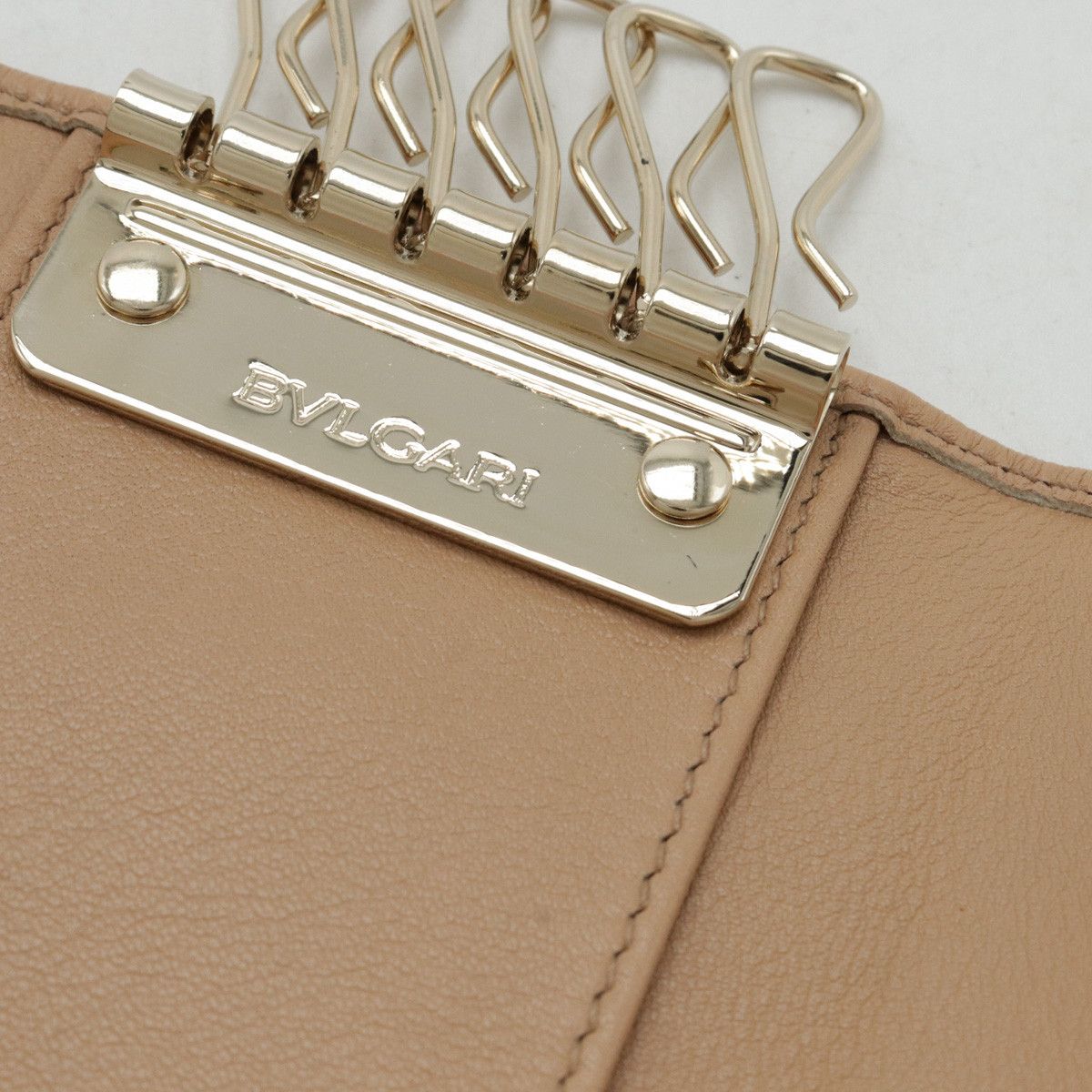 Bvlgari Bvlgari Bvlgari Leather Monete 6-Key Case Turquoise Leather Key Holder in Pristine Condition Size ONE SIZE - 7 Thumbnail