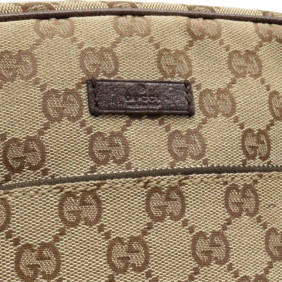 Gucci Gucci Gucci GG Canvas Leather Shoulder Bag 03136 Canvas Crossbody Bag 03136 in Very Good Condition Size ONE SIZE - 8 Thumbnail