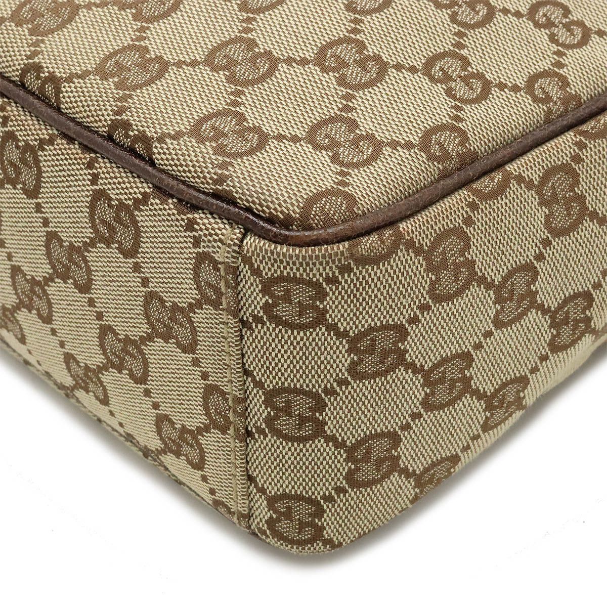 Gucci Gucci Gucci GG Canvas Leather Shoulder Bag 03136 Canvas Crossbody Bag 03136 in Very Good Condition Size ONE SIZE - 3 Thumbnail