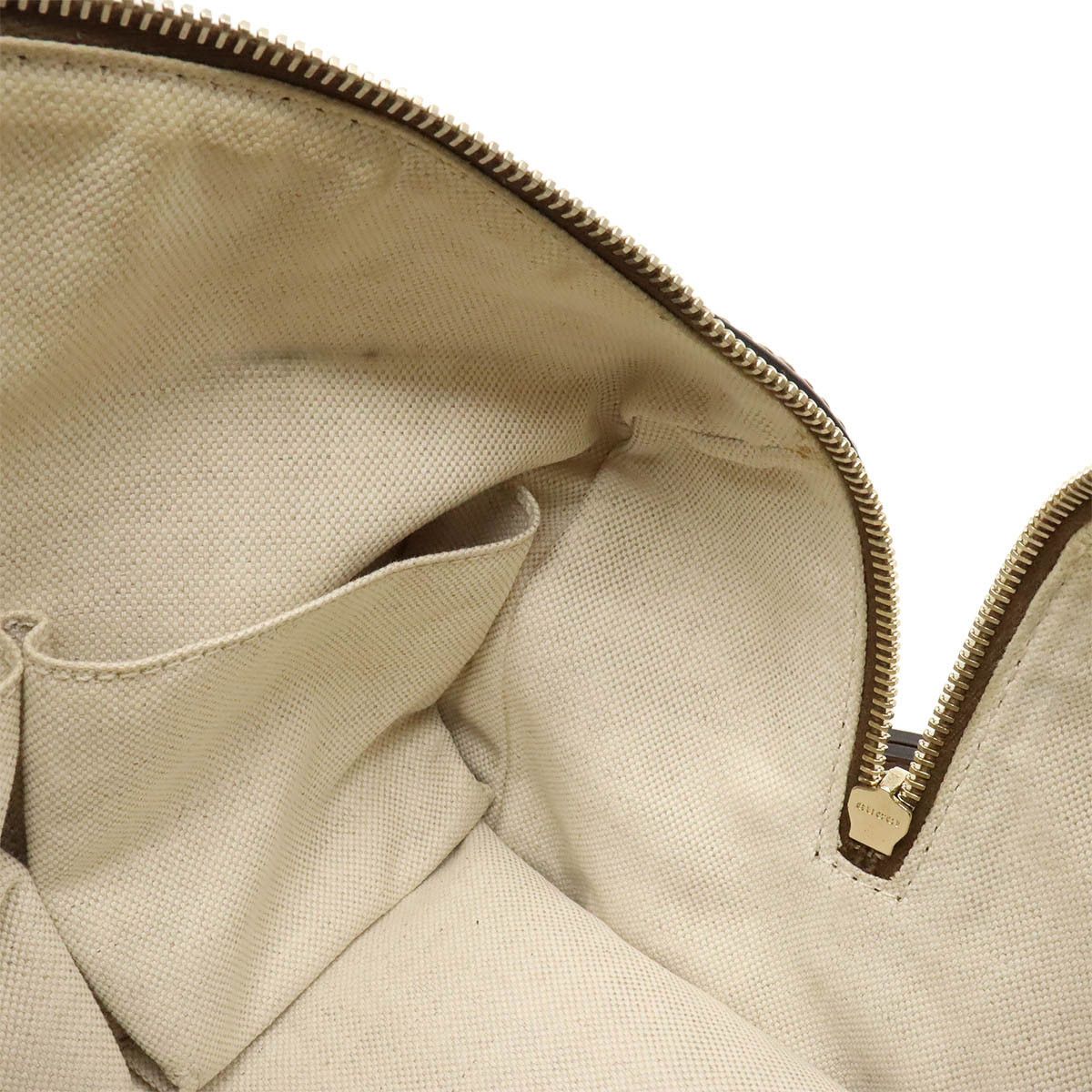 Gucci Gucci Gucci GG Canvas Leather 2WAY Shoulder Handbag Mini Boston 269876 Canvas Handbag 269876 in Great Condition Size ONE SIZE - 6 Thumbnail