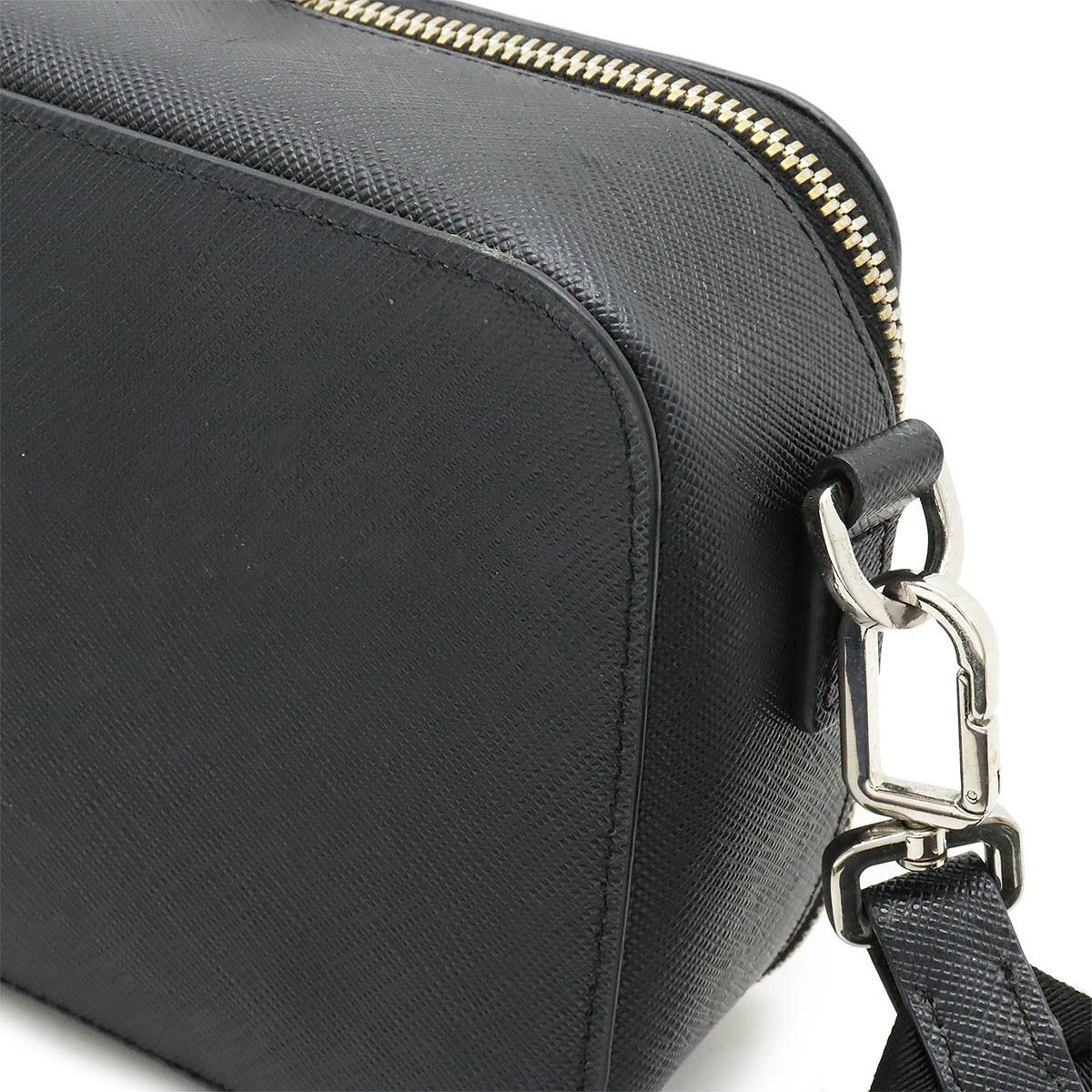 Prada Prada Prada Saffiano Leather 2WAY Shoulder Bag Pochette 2VH070 Leather Crossbody Bag 2VH070 in Great Condition Size ONE SIZE - 4 Thumbnail
