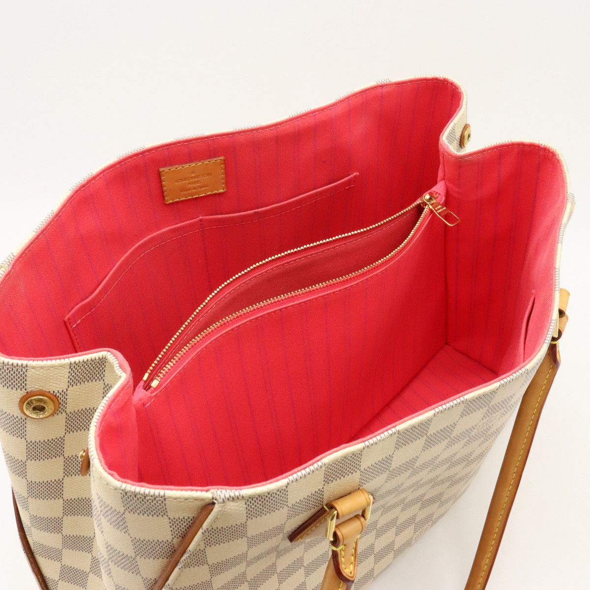 Louis Vuitton Louis Vuitton Louis Vuitton Damier Azur Calvi Tote Bag N41449 Canvas Tote Bag N41449 in Very Good Condition Size ONE SIZE - 7 Thumbnail
