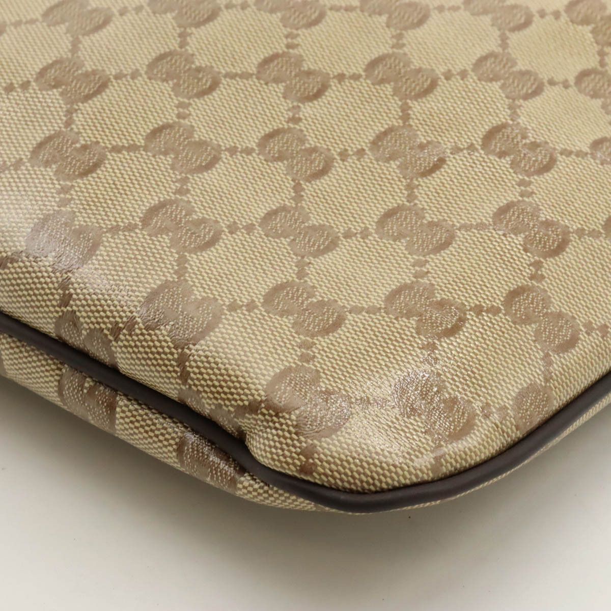 Gucci Gucci Gucci GG Crystal Coated Canvas/Leather Shoulder Messenger Bag Canvas Crossbody Bag 190628 in Very Good Condition Size ONE SIZE - 3 Thumbnail