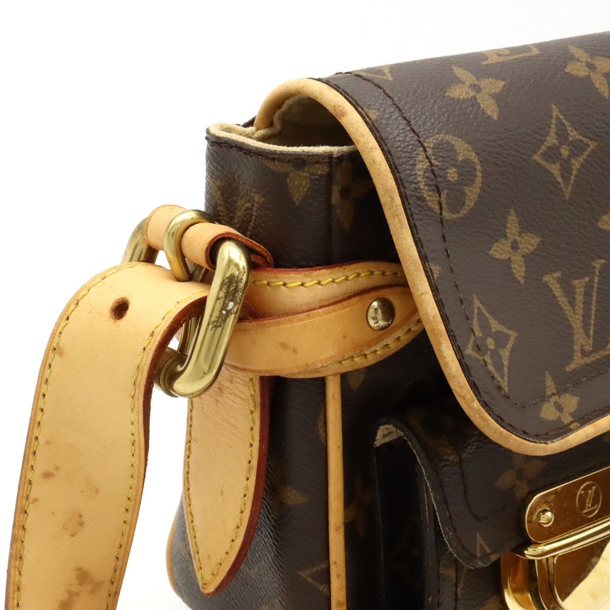 Louis Vuitton Louis Vuitton Louis Vuitton Monogram Hudson PM Shoulder Bag M40027 Canvas Shoulder Bag M40027 in Good Condition Size ONE SIZE - 8 Thumbnail