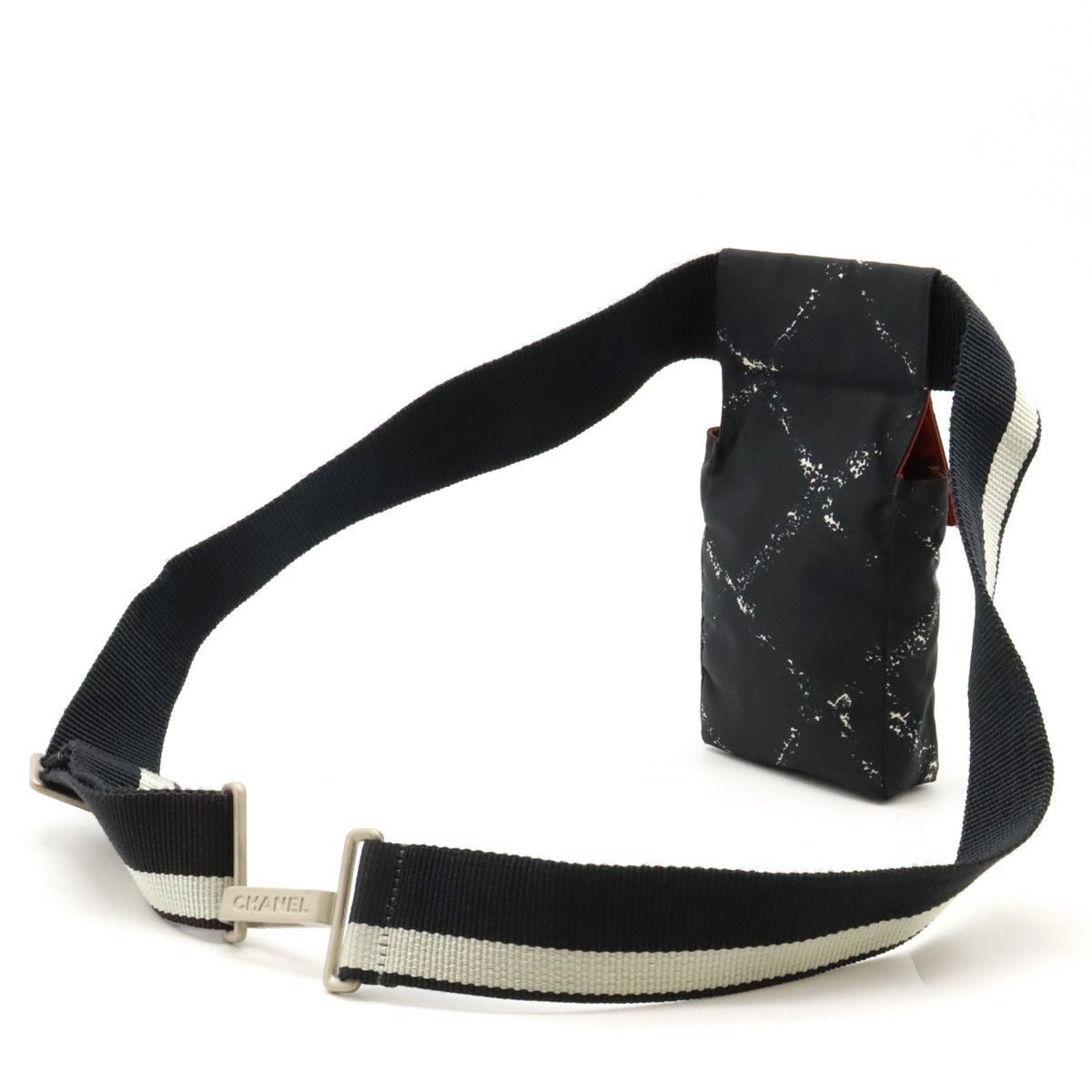 Chanel Chanel Chanel Nylon Old Travel Line Waist Bag Canvas Belt Bag in Great Condition Size ONE SIZE - 2 Thumbnail