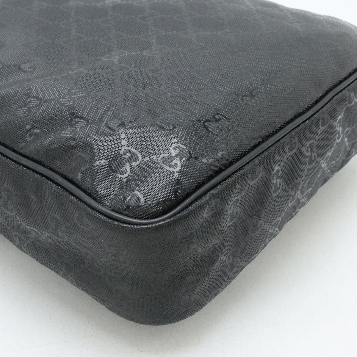 Gucci Gucci Gucci GG Imprime PVC Leather Shoulder Bag Pochette 201448 Canvas Crossbody Bag 201448 in Very Good Condition Size ONE SIZE - 3 Thumbnail