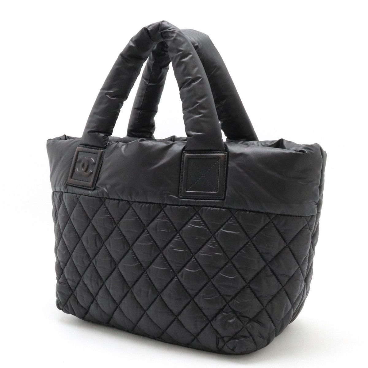 Chanel Chanel Chanel Nylon/Leather Coco Cocoon Small Tote Bag A48610 Canvas Tote Bag A48610 in Great Condition Size ONE SIZE - 2 Thumbnail