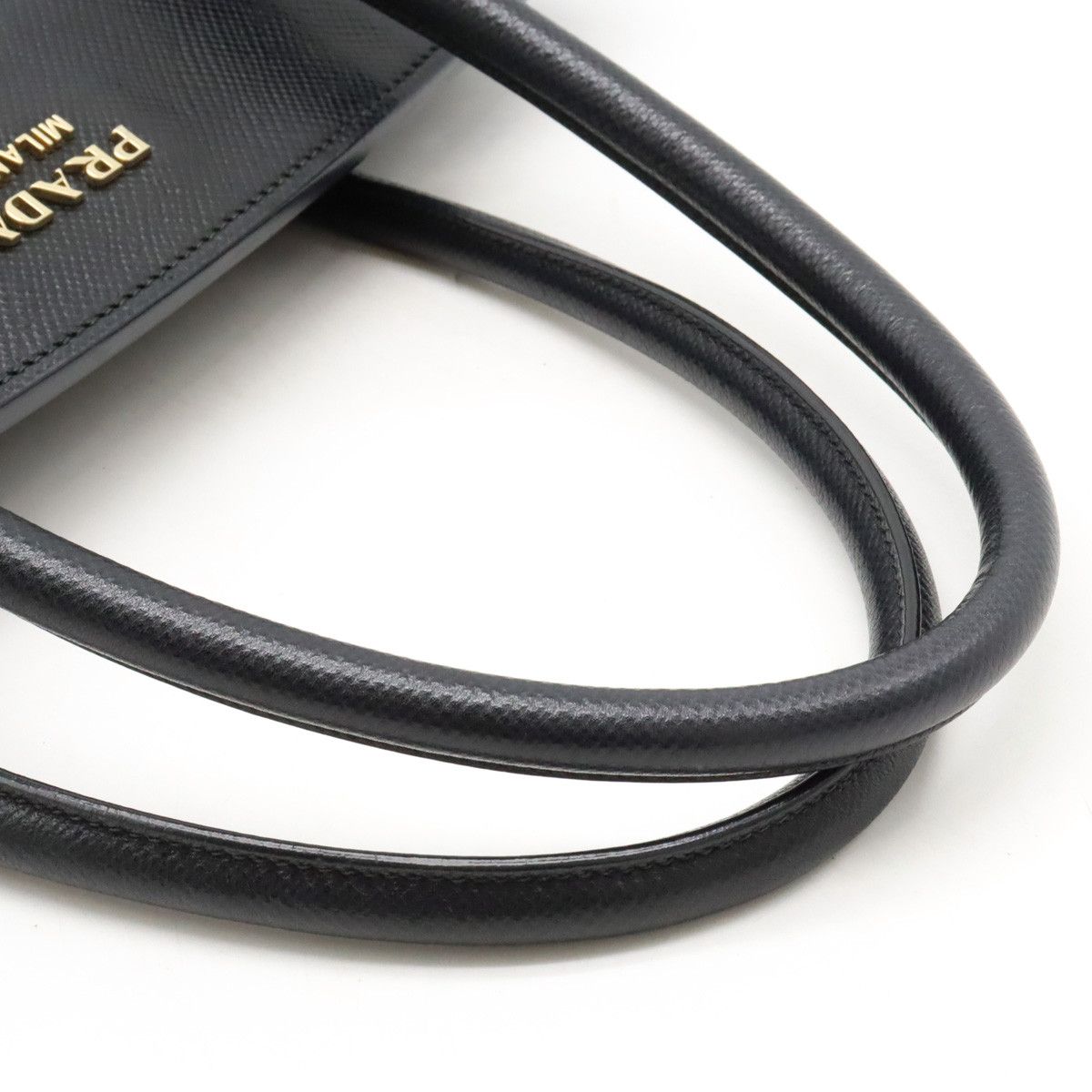 Prada Prada Prada Canvas/Leather 2WAY Handbag Tote Bag BN2595 Canvas Tote Bag BN2595 in Very Good Condition Size ONE SIZE - 4 Thumbnail