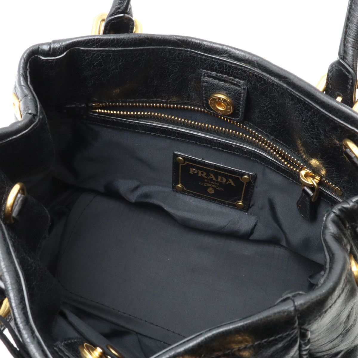 Prada Prada Prada Leather Ribbon 2WAY Handbag Shoulder Bag BN1867 Leather Handbag BN1867 in Great Condition Size ONE SIZE - 6 Thumbnail