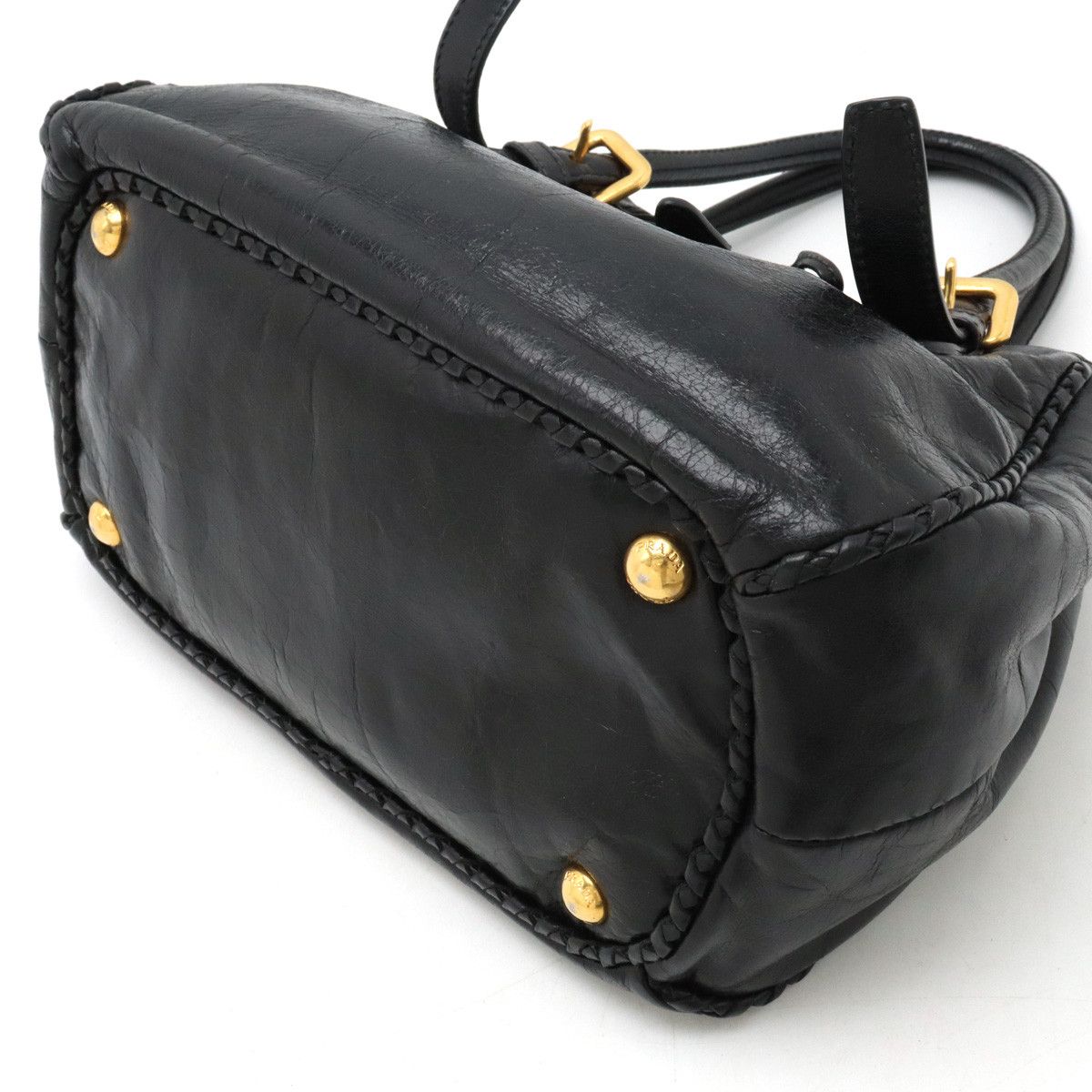 Prada Prada Prada Leather Ribbon 2WAY Handbag Shoulder Bag BN1867 Leather Handbag BN1867 in Great Condition Size ONE SIZE - 3 Thumbnail