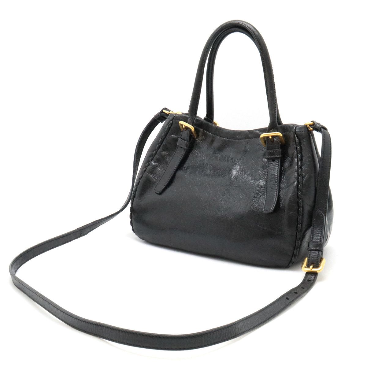 Prada Prada Prada Leather Ribbon 2WAY Handbag Shoulder Bag BN1867 Leather Handbag BN1867 in Great Condition Size ONE SIZE - 2 Thumbnail
