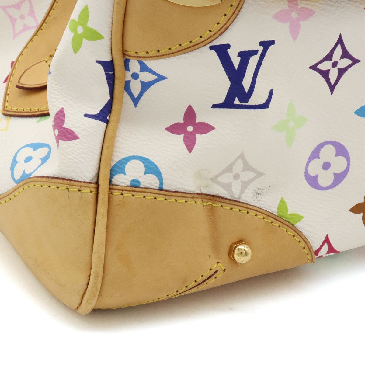 Louis Vuitton Louis Vuitton Louis Vuitton Multicolor Claudia Handbag M40193 Canvas Handbag M40193 in Very Good Condition Size ONE SIZE - 9 Thumbnail