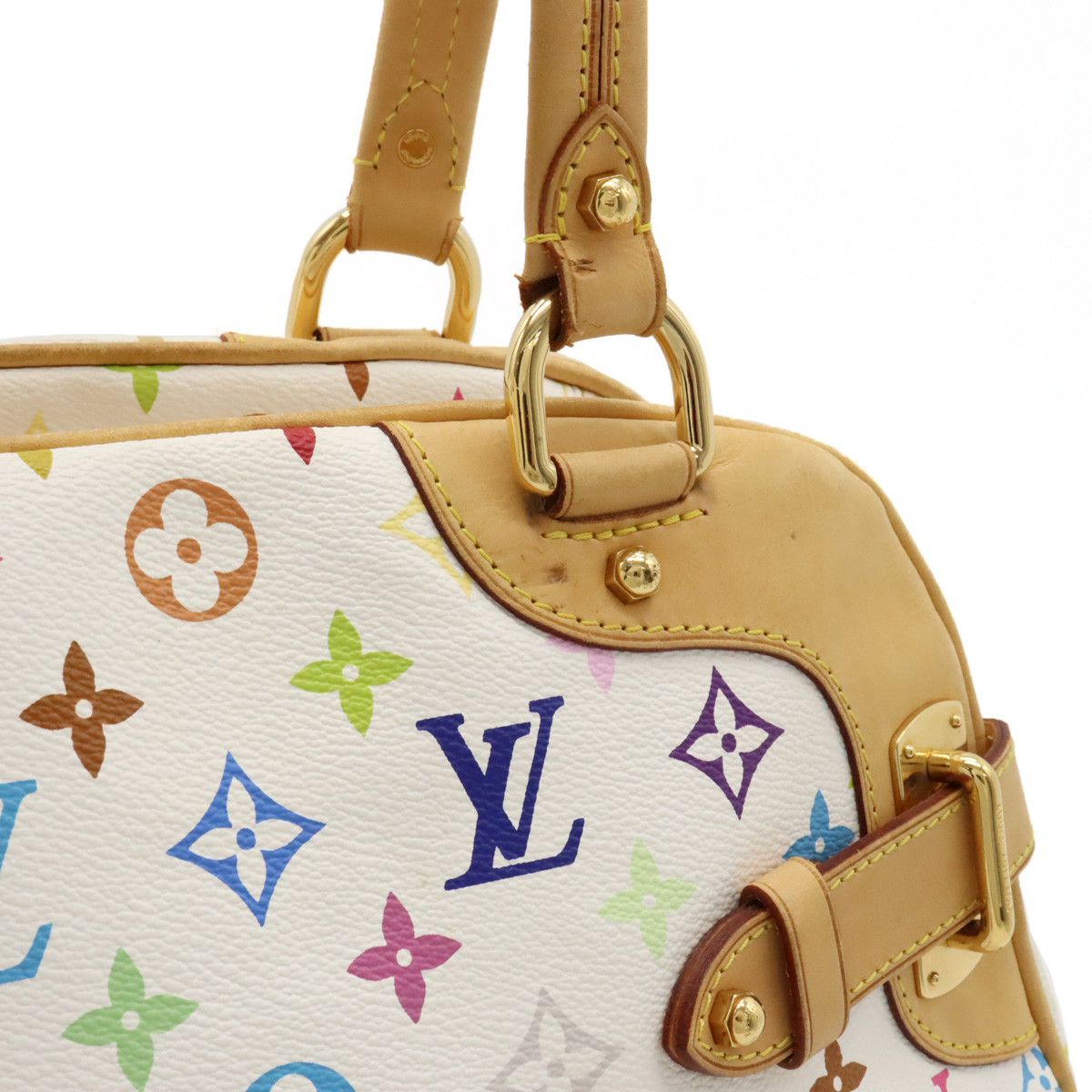 Louis Vuitton Louis Vuitton Louis Vuitton Multicolor Claudia Handbag M40193 Canvas Handbag M40193 in Very Good Condition Size ONE SIZE - 8 Thumbnail