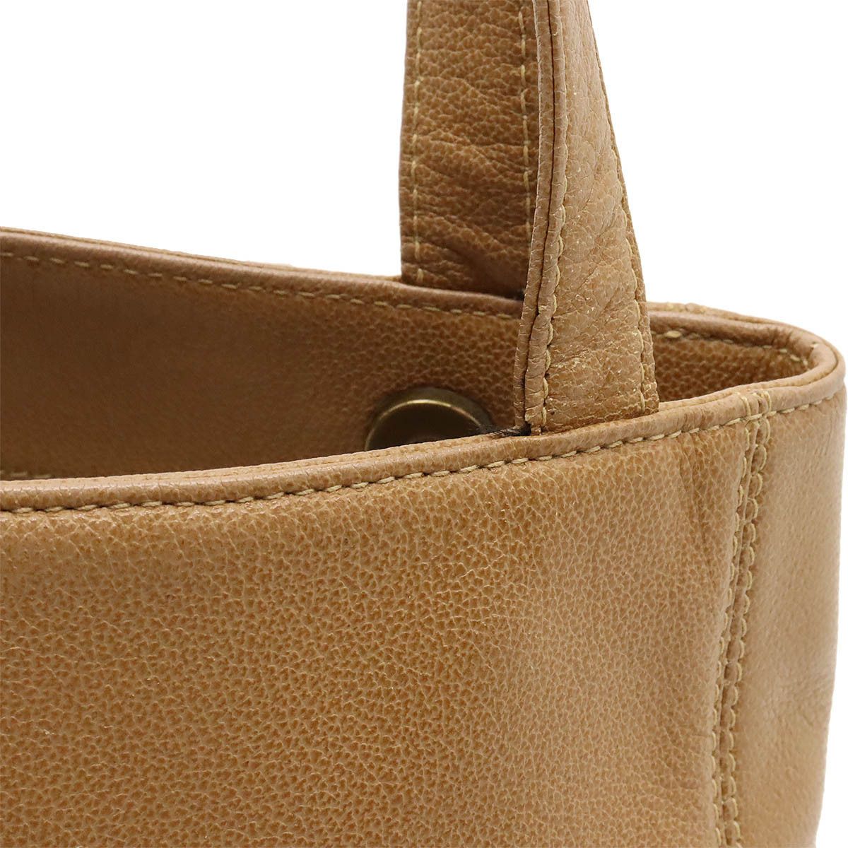 Chanel Chanel Chanel Leather Coco Mark Tote Bag Leather Tote Bag in Very Good Condition Size ONE SIZE - 6 Thumbnail