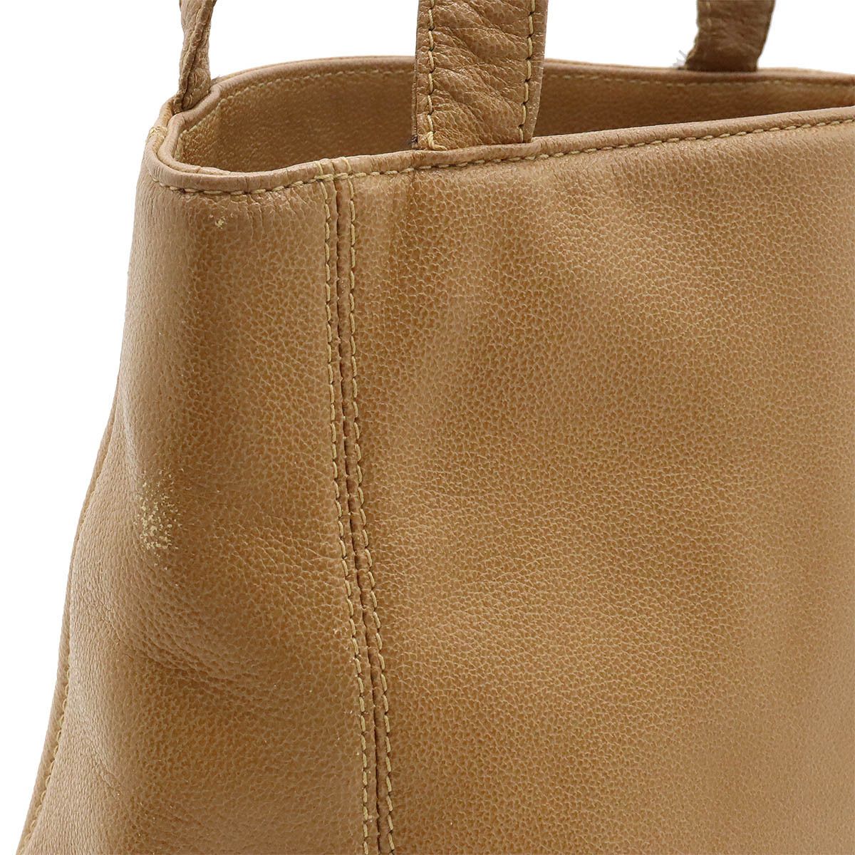 Chanel Chanel Chanel Leather Coco Mark Tote Bag Leather Tote Bag in Very Good Condition Size ONE SIZE - 5 Thumbnail