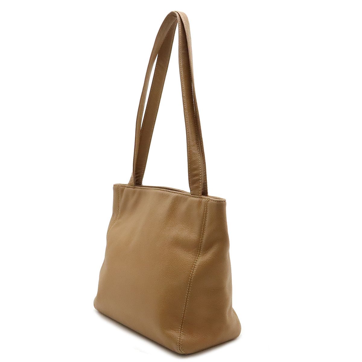 Chanel Chanel Chanel Leather Coco Mark Tote Bag Leather Tote Bag in Very Good Condition Size ONE SIZE - 2 Thumbnail
