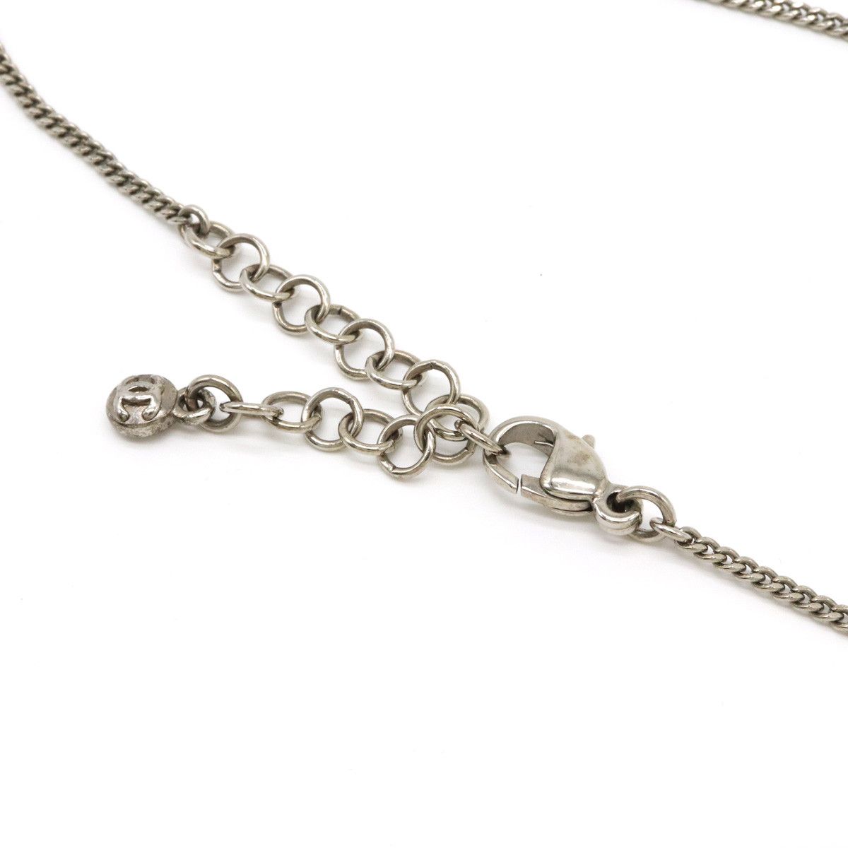 Chanel Chanel Chanel Coco Mark Necklace Metal Rhinestone Metal Necklace in Great Condition Size ONE SIZE - 5 Thumbnail