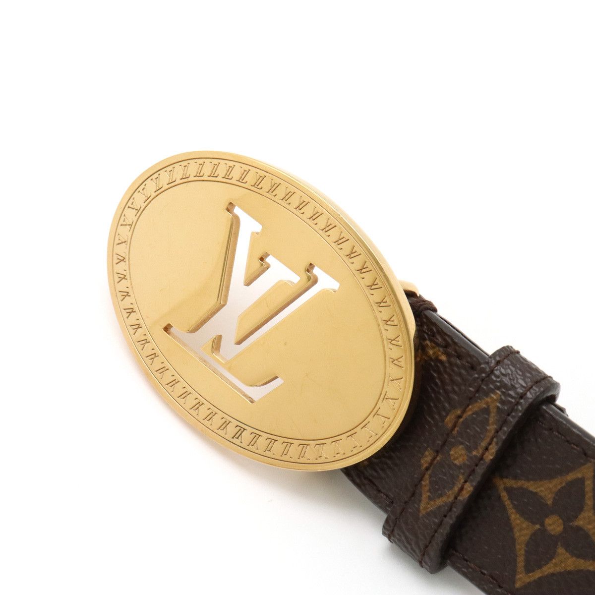 Louis Vuitton Louis Vuitton Louis Vuitton Monogram Belt M9842U Canvas Belt M9842U in Very Good Condition Size ONE SIZE - 3 Thumbnail